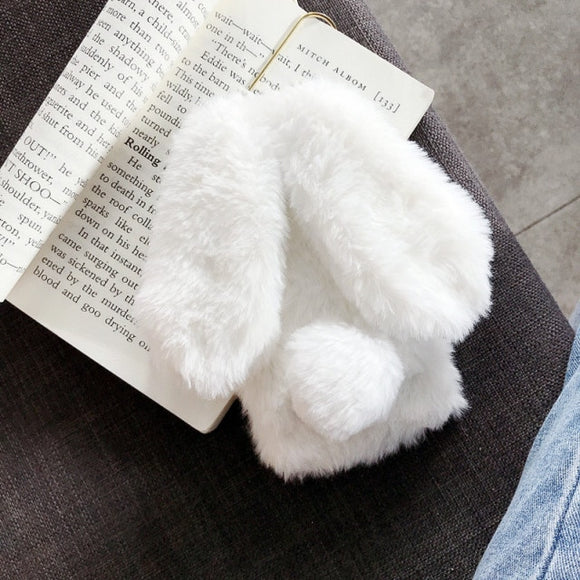 Fluffy Rabbit Plush iPhone Case - My Simple Essential